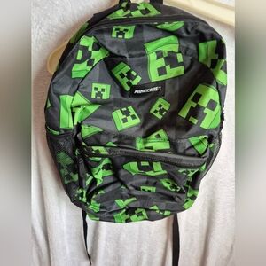 Minecraft Creeper 17" Backpack -Bookbag